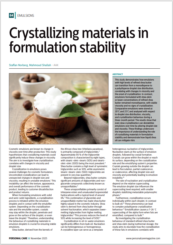 Crystallization article