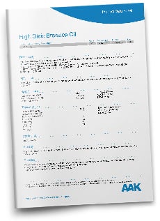 High Oleic Brassica Oil PDS